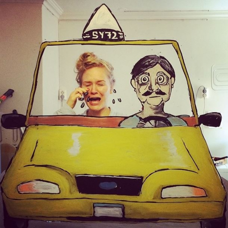 Illustration de l'article : 12 amusants selfies en mode cartoon