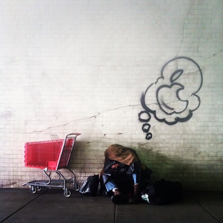 Illustration de l'article : 10 dessins pour sans-abris par le street-artist Skid Robot