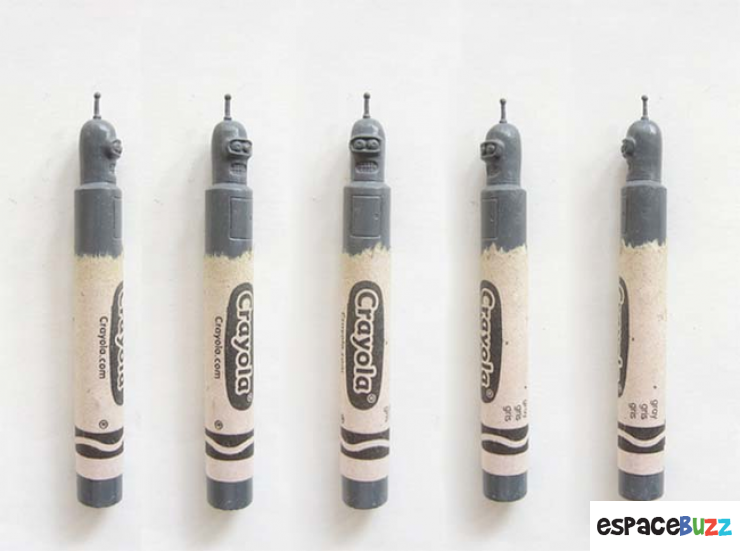 Illustration de l'article : 15 sculptures sur Crayola signées Hoang Tran