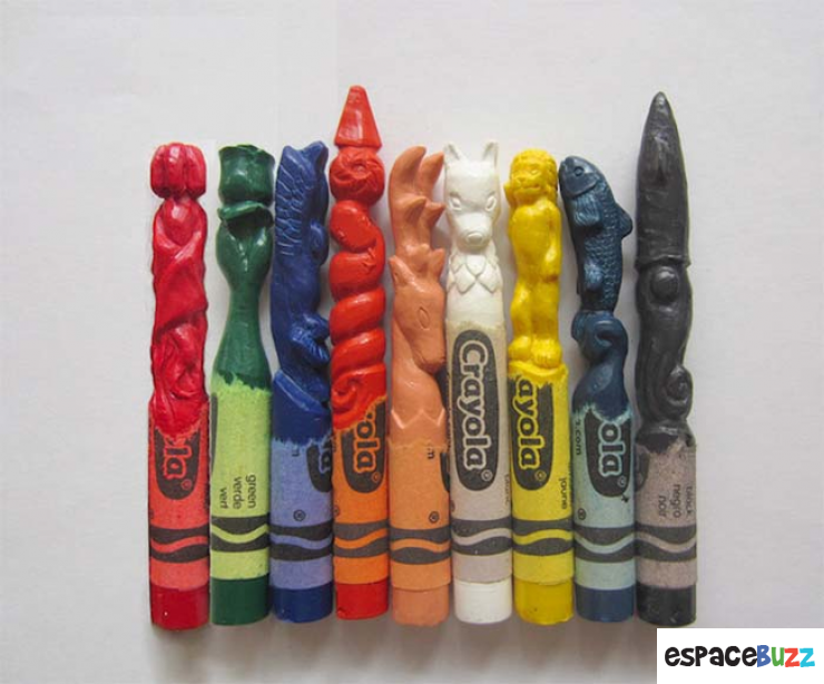 Illustration de l'article : 15 sculptures sur Crayola signées Hoang Tran