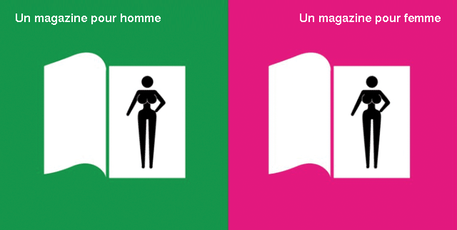 Illustration de l'article : 10 pictogrammes dénonçant le sexisme avec humour, par l'artiste chinoise Yang Liu