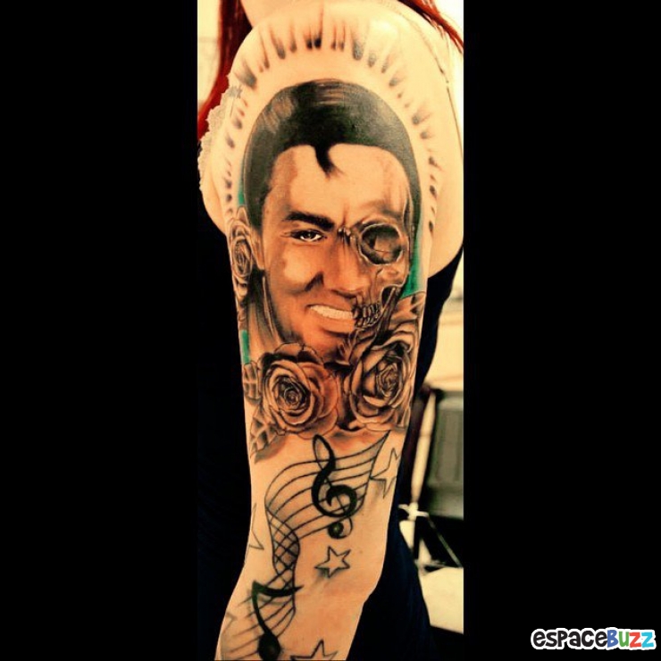 Illustration de l'article : 15 mordus de musique qui se sont fait tatouer leur passion