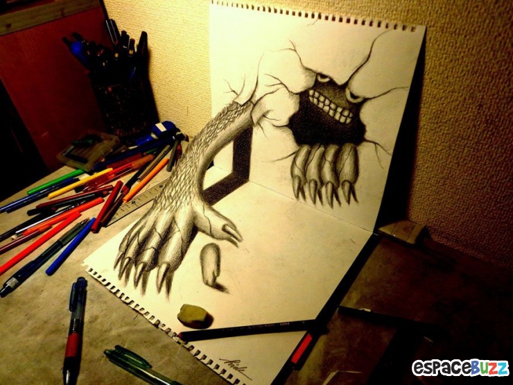 26 dessins au crayon en 3D couper le souffle 26 dessins au crayon en 3D couper le souffle