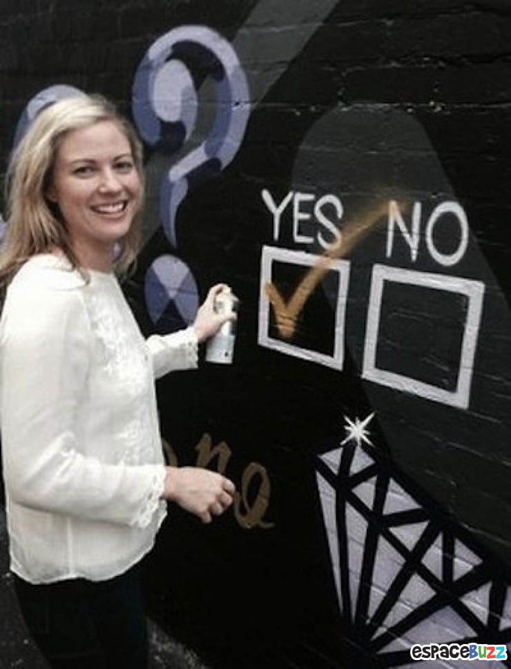 Illustration de l'article : Une demande en mariage en mode street art