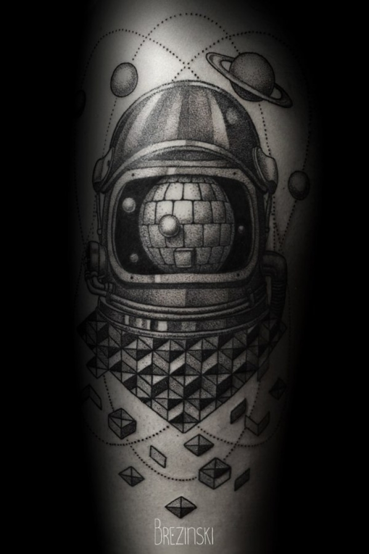 Illustration de l'article : 11 superbes "dot tattoos" signés Ilya Brezinski