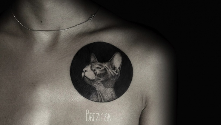 Illustration de l'article : 11 superbes "dot tattoos" signés Ilya Brezinski
