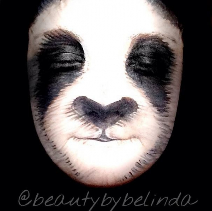 Illustration de l'article : 14 déroutants maquillages par l'artiste Belinda Maines