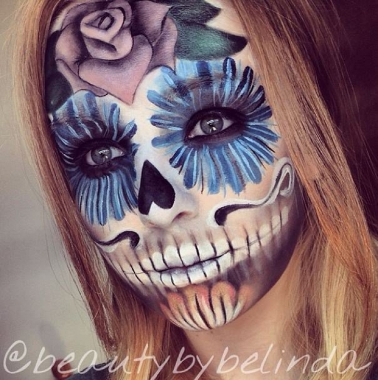 Illustration de l'article : 14 déroutants maquillages par l'artiste Belinda Maines