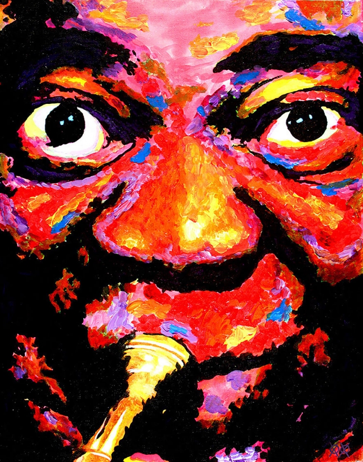 Illustration de l'article : Cette superbe toile est l'oeuvre d'un artiste malvoyant ! D&eacute;couvrez son histoire et ses autres cr&eacute;ations