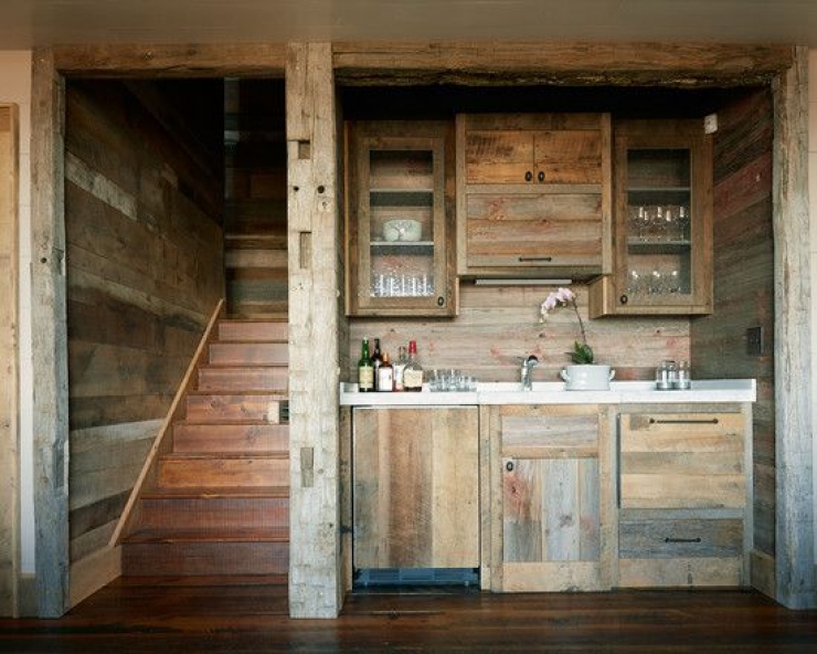 Illustration de l'article : 38 réalisations à base de palettes pour vous inspirer uniquement dans votre cuisine...