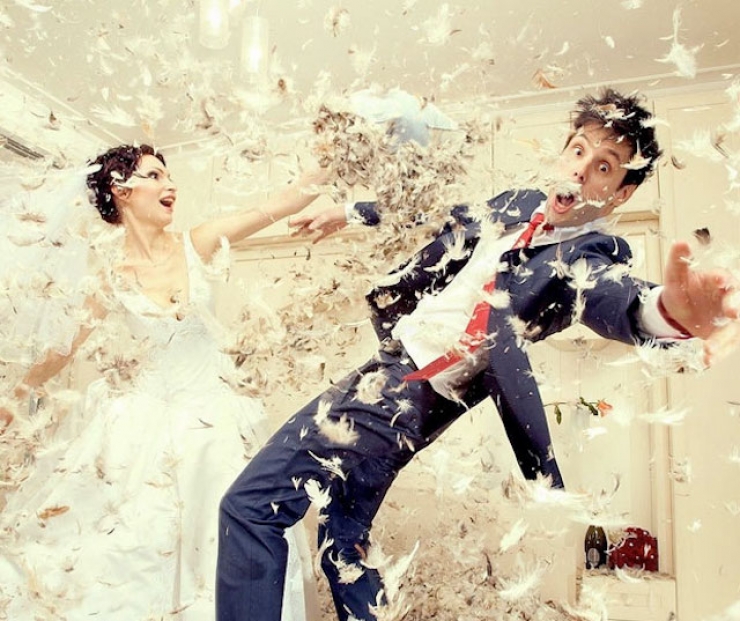 Illustration de l'article : 53 nouvelles photos de mariage pour votre plus grande inspiration ! Cr&eacute;ativit&eacute; quand tu nous tiens...