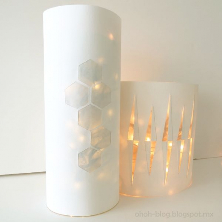 Illustration de l'article : Voici comment fabriquer une lampe de table design avec presque rien..