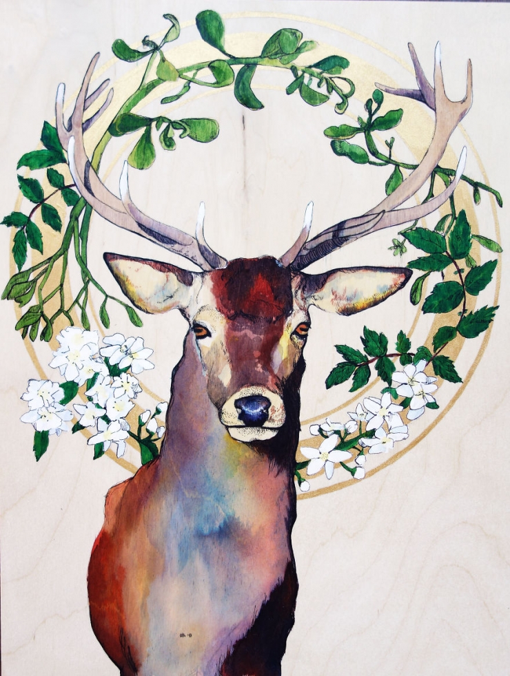 Illustration de l'article : Elle peint de magnifiques aquarelles repr&eacute;sentant les animaux qu'elle a c&ocirc;toy&eacute;s durant trois ans