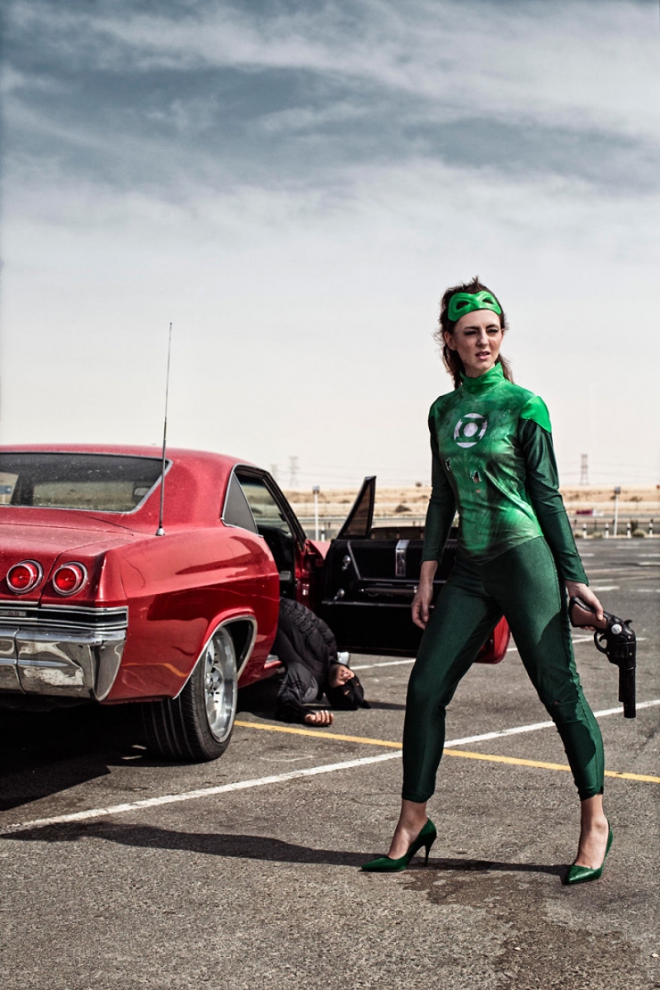 Illustration de l'article : Quand les super-h&eacute;ros deviennent Mme et Mr Tout-le-monde. 15 photos sign&eacute;es Martin Beck