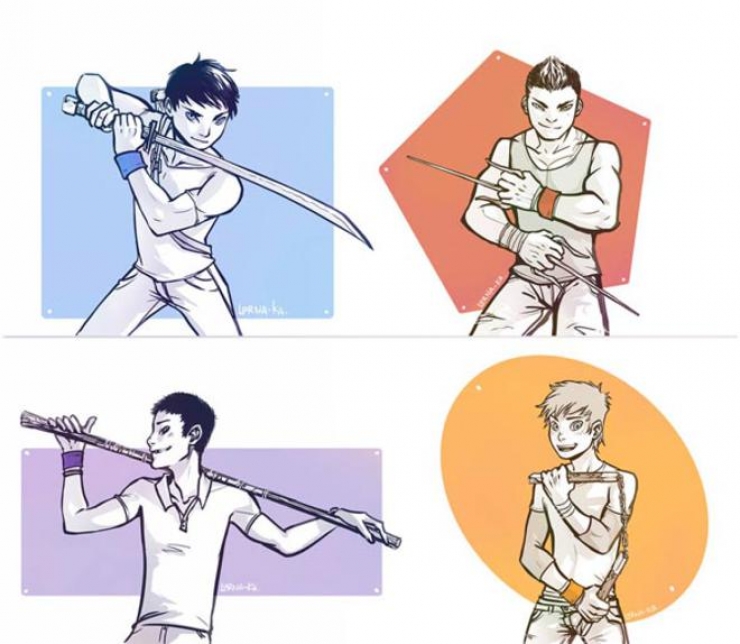 Illustration de l'article : 12 personnages de dessins animés version humaine