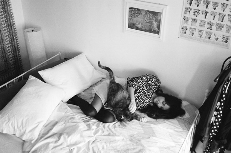 Illustration de l'article : Elle photographie les New-yorkaises et leurs chats