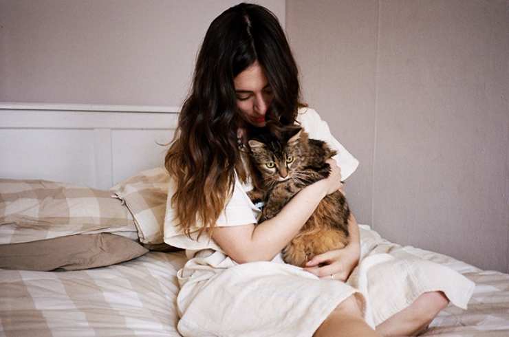 Illustration de l'article : Elle photographie les New-yorkaises et leurs chats