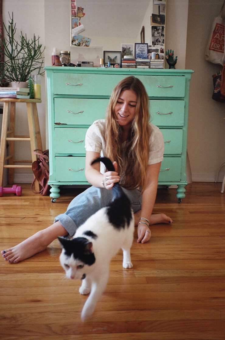 Illustration de l'article : Elle photographie les New-yorkaises et leurs chats