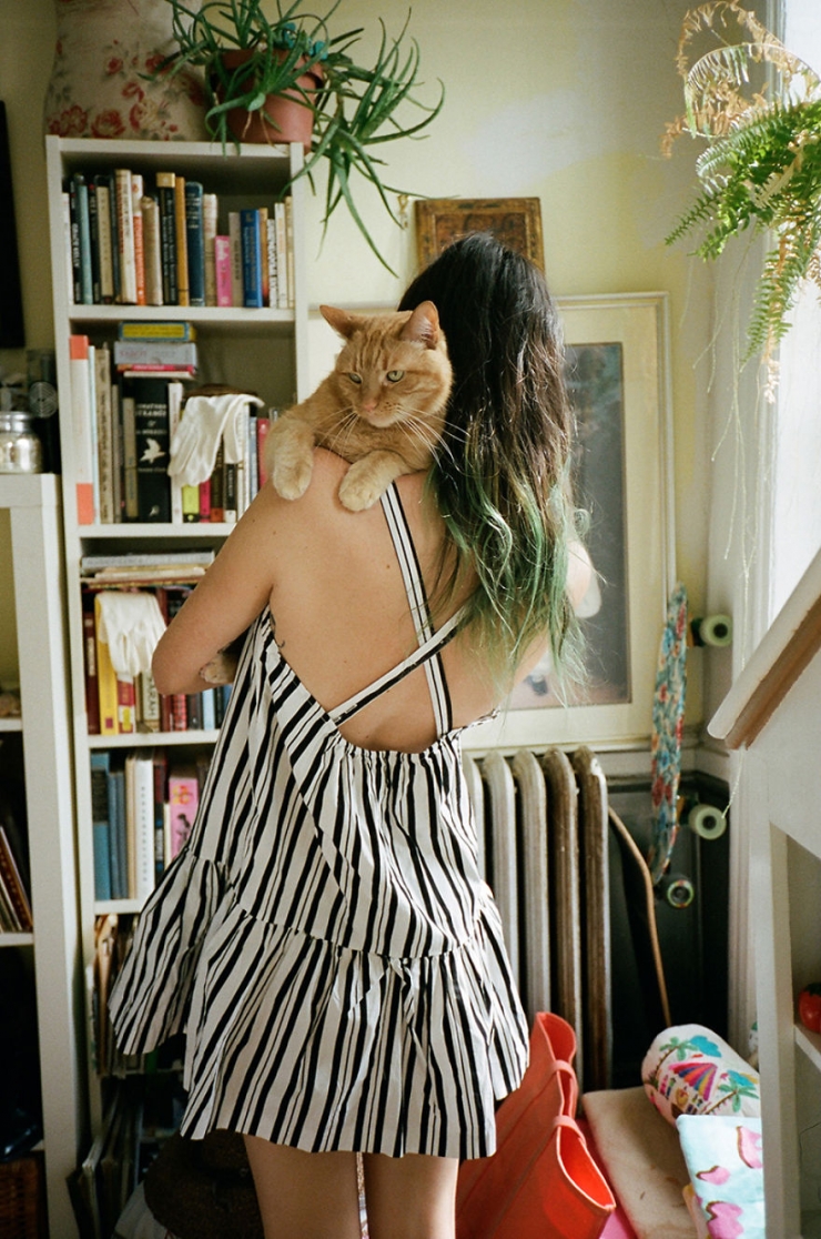 Illustration de l'article : Elle photographie les New-yorkaises et leurs chats