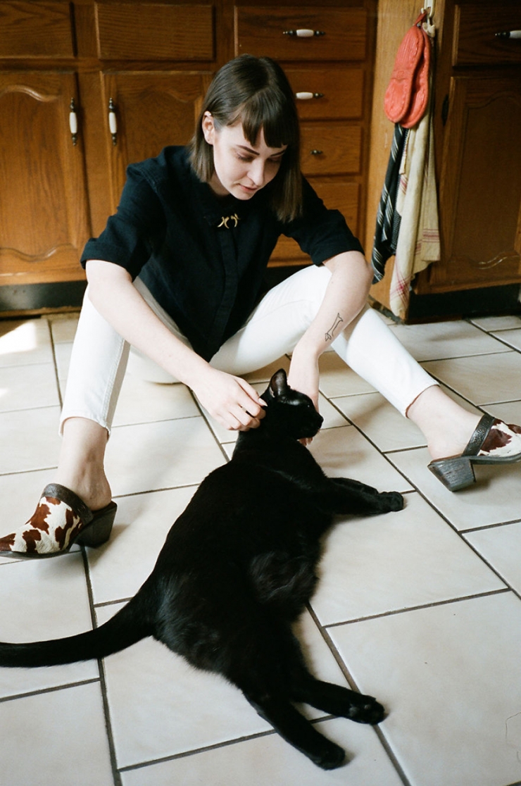 Illustration de l'article : Elle photographie les New-yorkaises et leurs chats