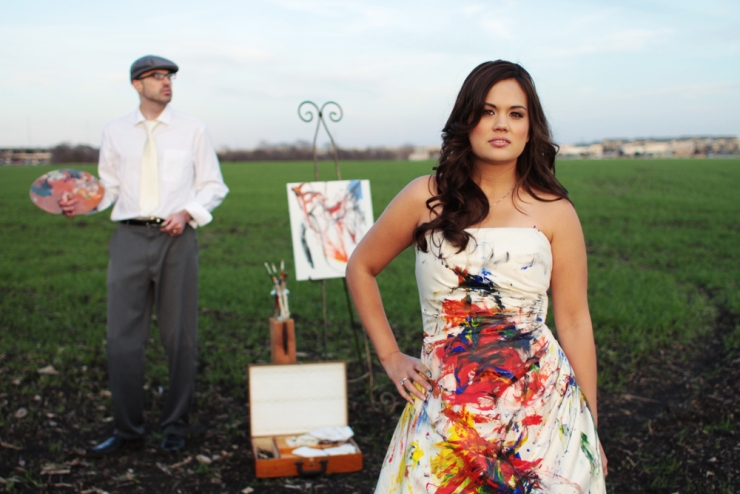 Illustration de l'article : "Trash the dress" ou comment recycler sa robe de mariée !