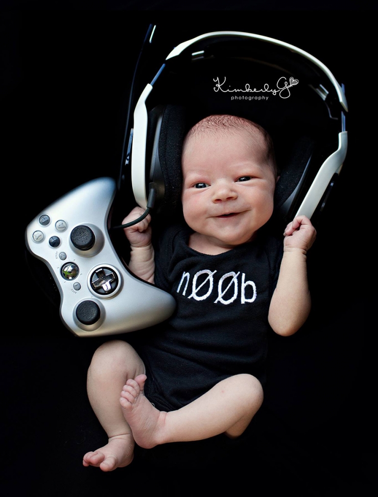 Illustration de l'article : 18 photos de bébés geek et ultra mignons