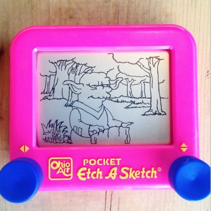 Illustration de l'article : Il r&eacute;alise d'incroyables dessins sur son ardoise magique