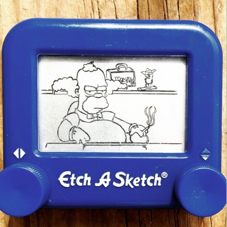 Illustration de l'article : Il r&eacute;alise d'incroyables dessins sur son ardoise magique