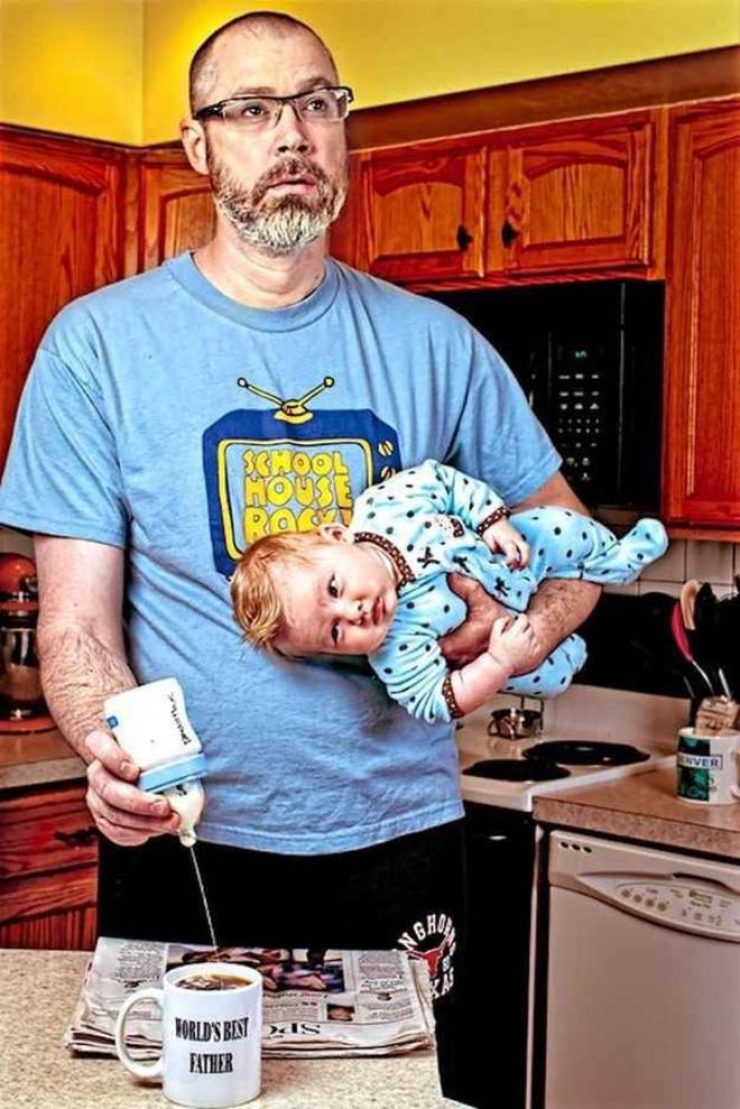 Illustration de l'article : Tout l'amour et la douce folie d'un p&egrave;re &agrave; travers des clich&eacute;s G&Eacute;NIAUX ! 