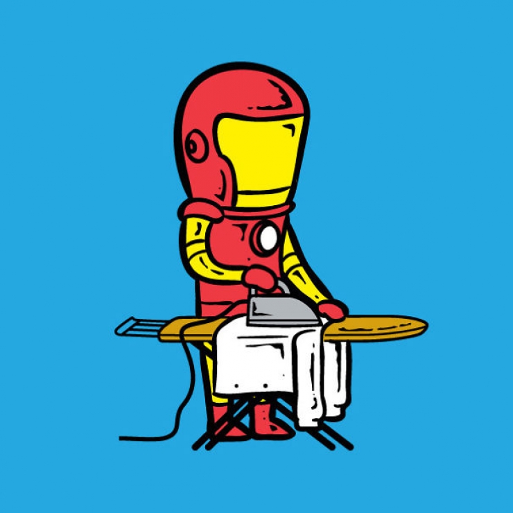 Illustration de l'article : Les emplois à mi-temps des super-héros (17 illustrations)