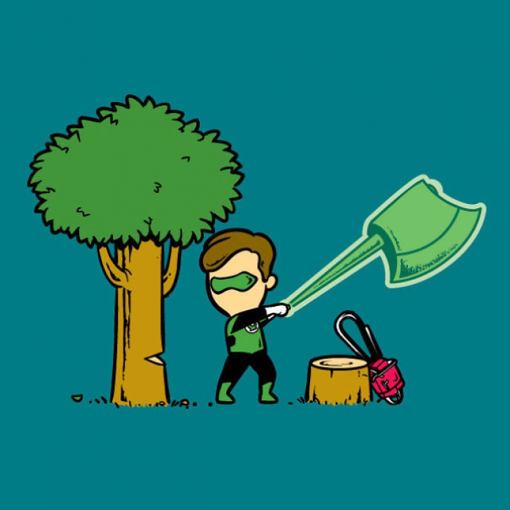 Illustration de l'article : Les emplois à mi-temps des super-héros (17 illustrations)