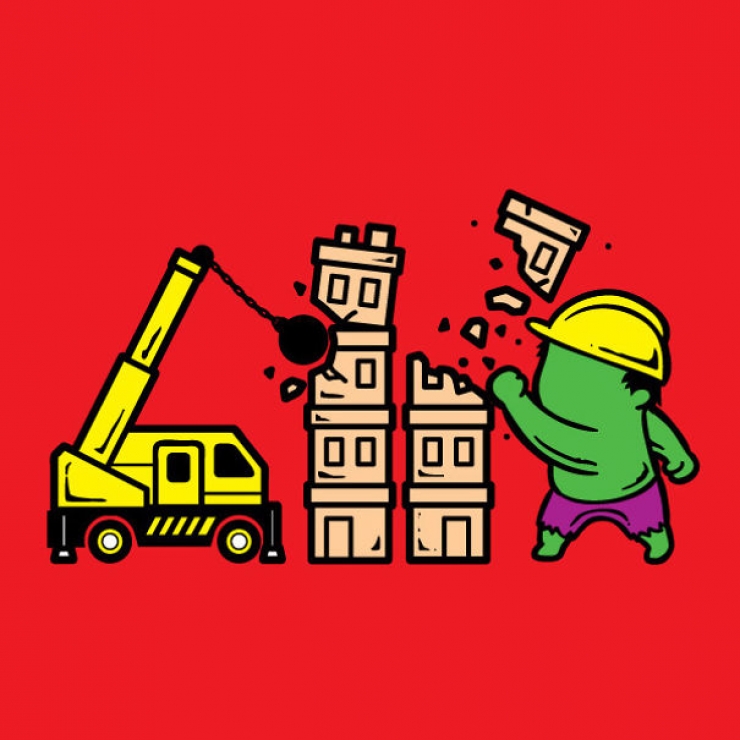 Illustration de l'article : Les emplois à mi-temps des super-héros (17 illustrations)