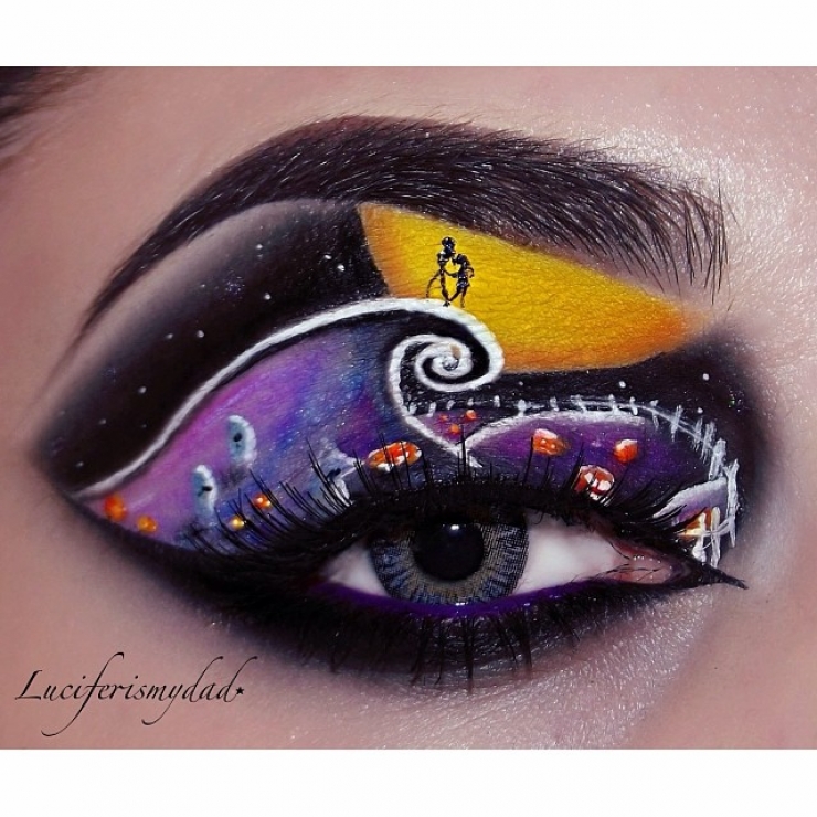 Illustration de l'article : 21 maquillages d'un autre niveau, inspir&eacute;s par l'univers de Disney...