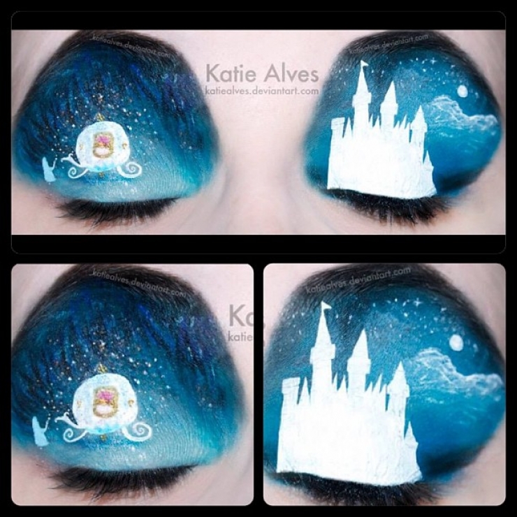 Illustration de l'article : 21 maquillages d'un autre niveau, inspir&eacute;s par l'univers de Disney...