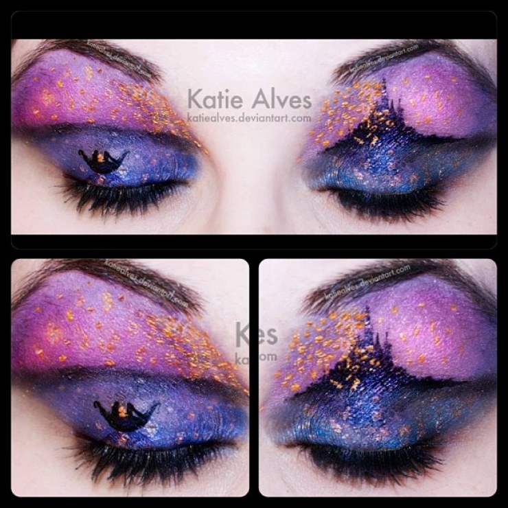 Illustration de l'article : 21 maquillages d'un autre niveau, inspir&eacute;s par l'univers de Disney...