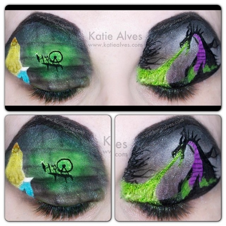 Illustration de l'article : 21 maquillages d'un autre niveau, inspir&eacute;s par l'univers de Disney...