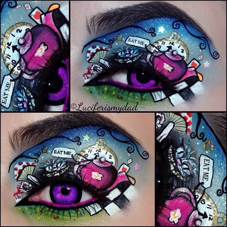 Illustration de l'article : 21 maquillages d'un autre niveau, inspir&eacute;s par l'univers de Disney...