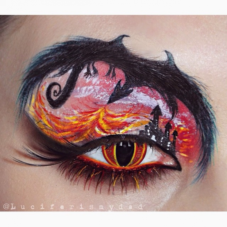 Illustration de l'article : 21 maquillages d'un autre niveau, inspir&eacute;s par l'univers de Disney...