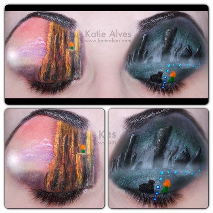 Illustration de l'article : 21 maquillages d'un autre niveau, inspir&eacute;s par l'univers de Disney...