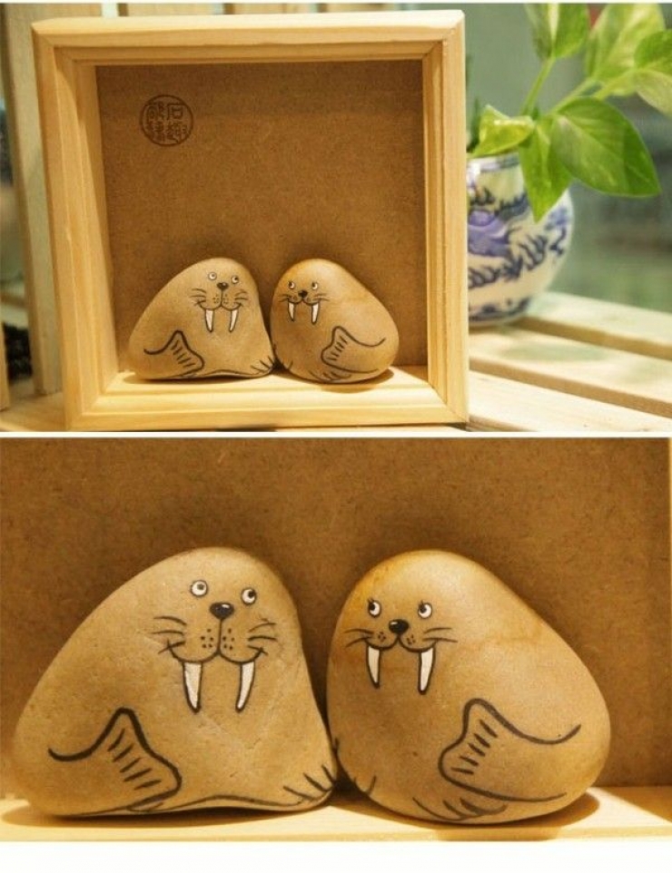 Illustration de l'article : Top 50 des plus belles pierres peintes...Un vrai travail de génie !