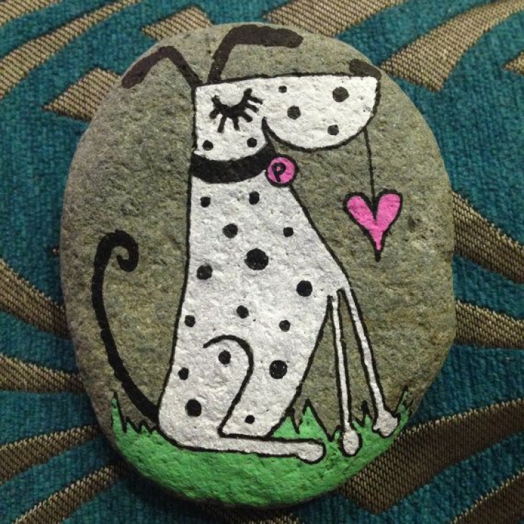 Illustration de l'article : Top 50 des plus belles pierres peintes...Un vrai travail de génie !