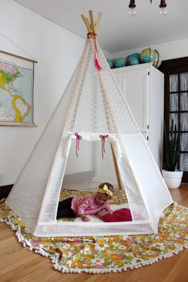 Illustration de l'article : Trouvez votre inspiration à travers ces 43 tentes et tipis pour chambres d'enfants !