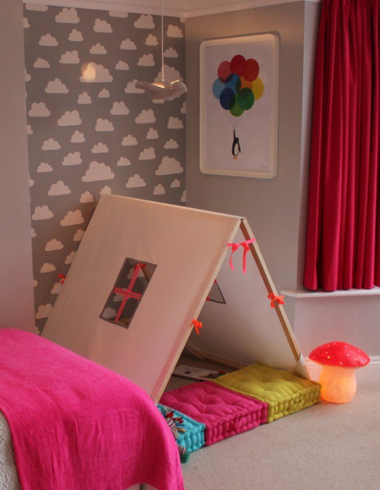 Illustration de l'article : Trouvez votre inspiration à travers ces 43 tentes et tipis pour chambres d'enfants !