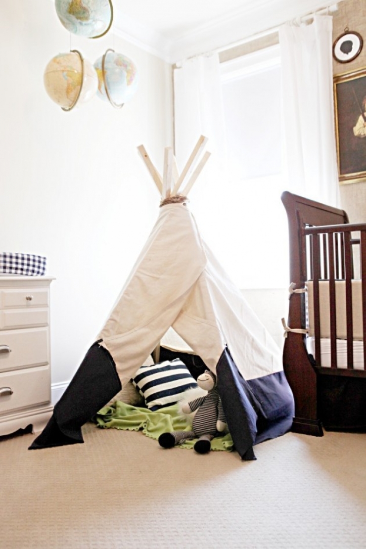 Illustration de l'article : Trouvez votre inspiration à travers ces 43 tentes et tipis pour chambres d'enfants !