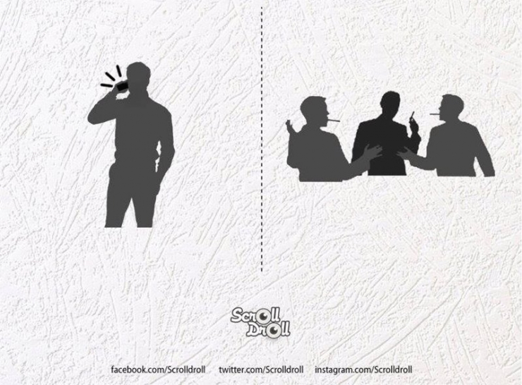 Illustration de l'article : Diff&eacute;rences entre les employ&eacute;s mod&egrave;les et les autres. 12 illustrations amusantes mais vraies !