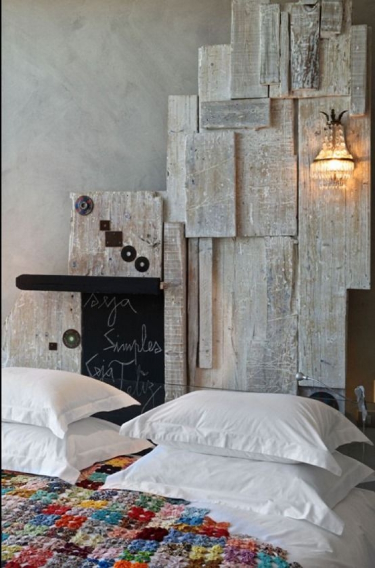 Illustration de l'article : Récup et déco, voici 42 idées pour avoir une tête de lit originale et en bois !