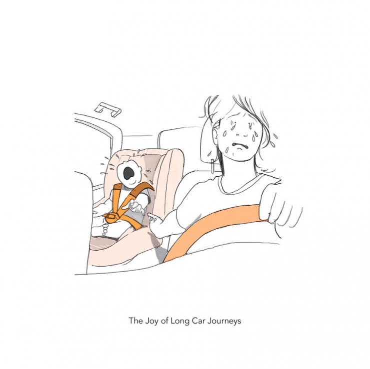 Illustration de l'article : Cette illustratrice dessine la vie de maman au quotidien (8 photos)