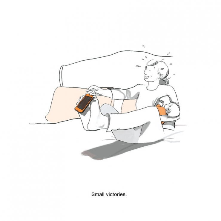 Illustration de l'article : Cette illustratrice dessine la vie de maman au quotidien (8 photos)