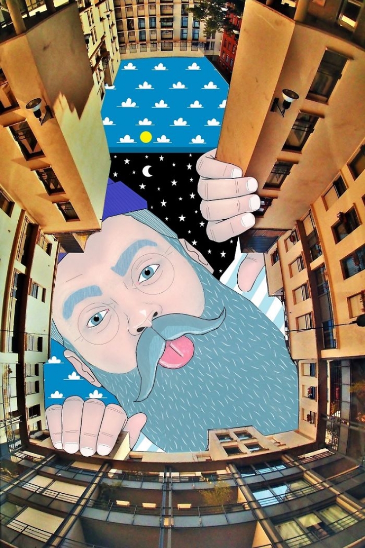 Illustration de l'article : 14 cieux d&eacute;cor&eacute;s par l'artiste avignonnais Thomas Lamadieu