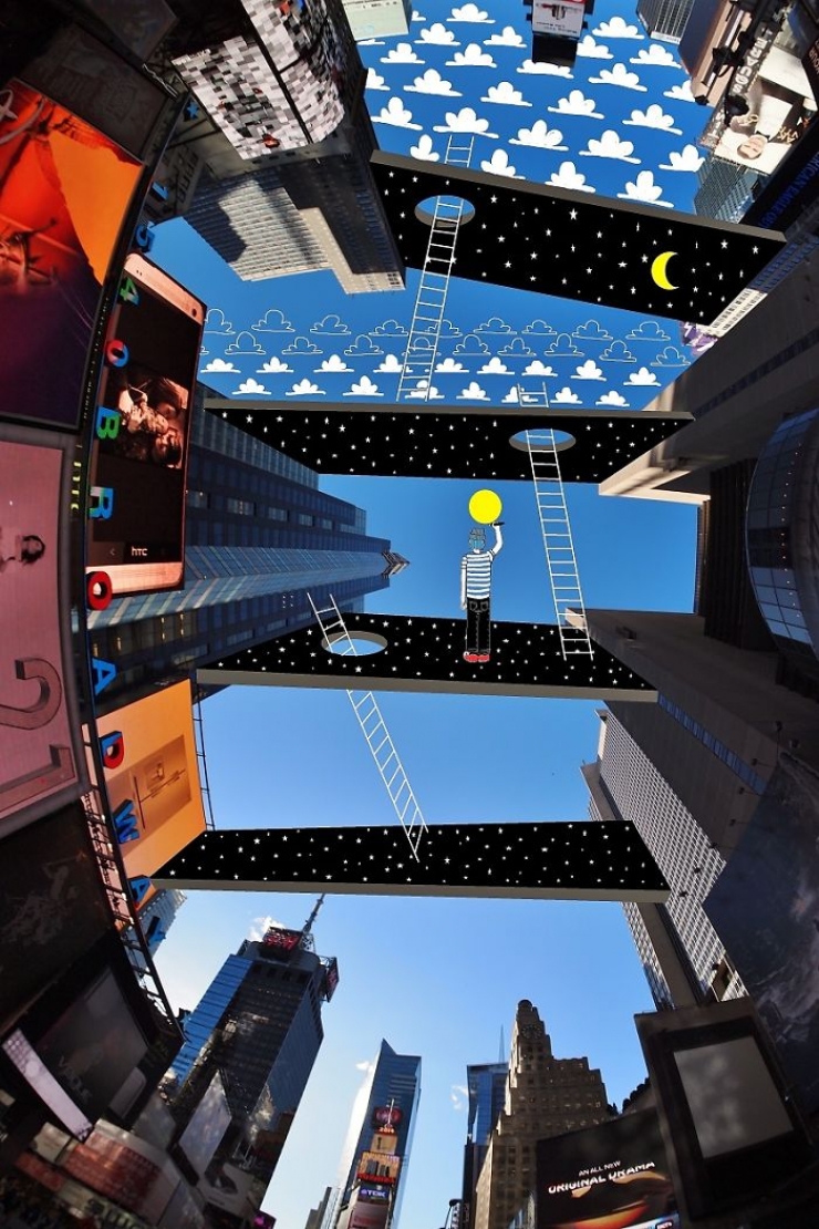 Illustration de l'article : 14 cieux d&eacute;cor&eacute;s par l'artiste avignonnais Thomas Lamadieu